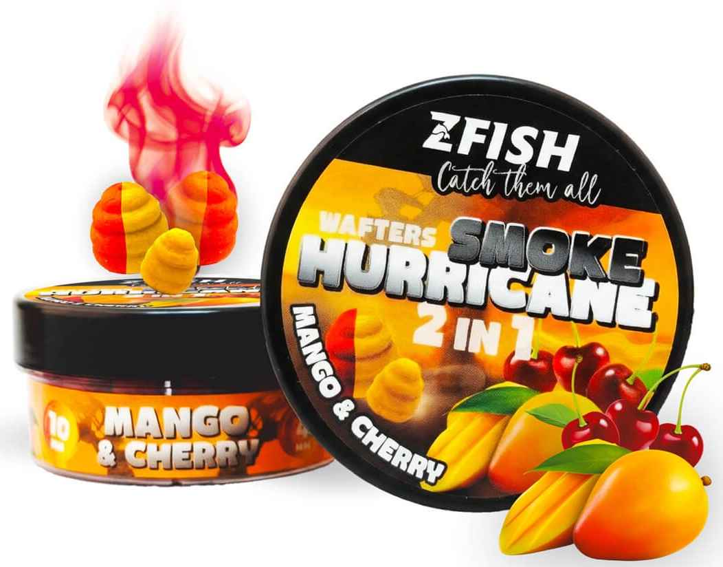 detail Zfish Smoke Hurricane Wafters 2in1 / 8 - 10mm