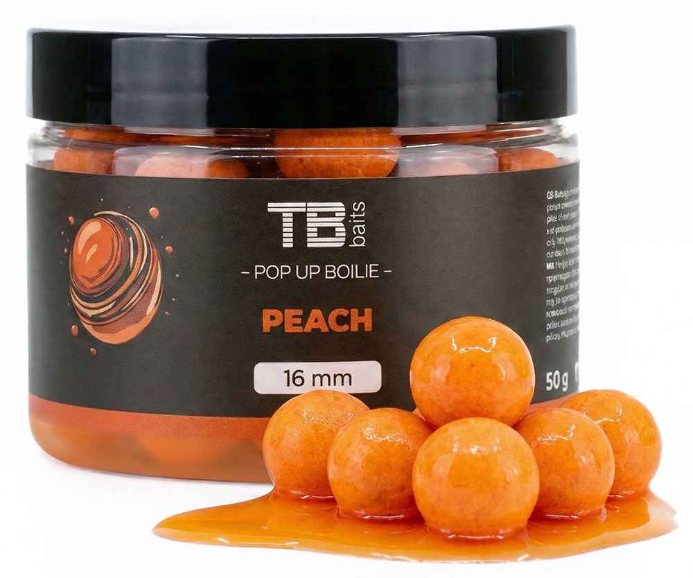 detail TB Baits plovoucí boilie Pop Up 12mm/50g