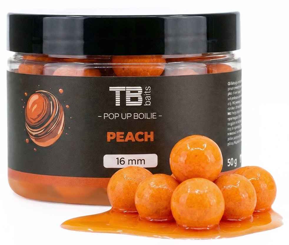detail TB Baits plovoucí boilie Pop Up 16mm/50g