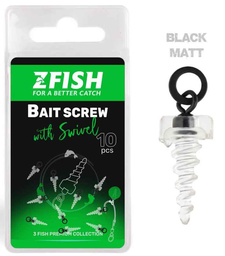 detail Zfish vrtáček s obratlíkem a kroužkem 10ks