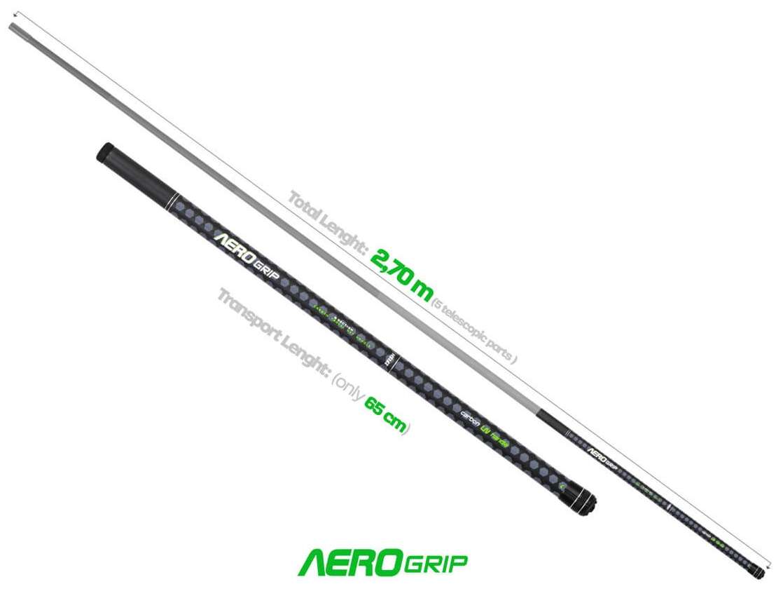 detail Zfish podběráková Tyč Aero Grip Travel 2.70m