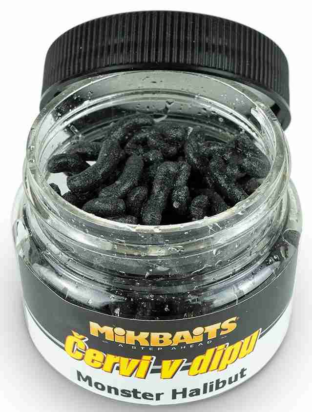 detail Mikbaits červi v dipu 50ml