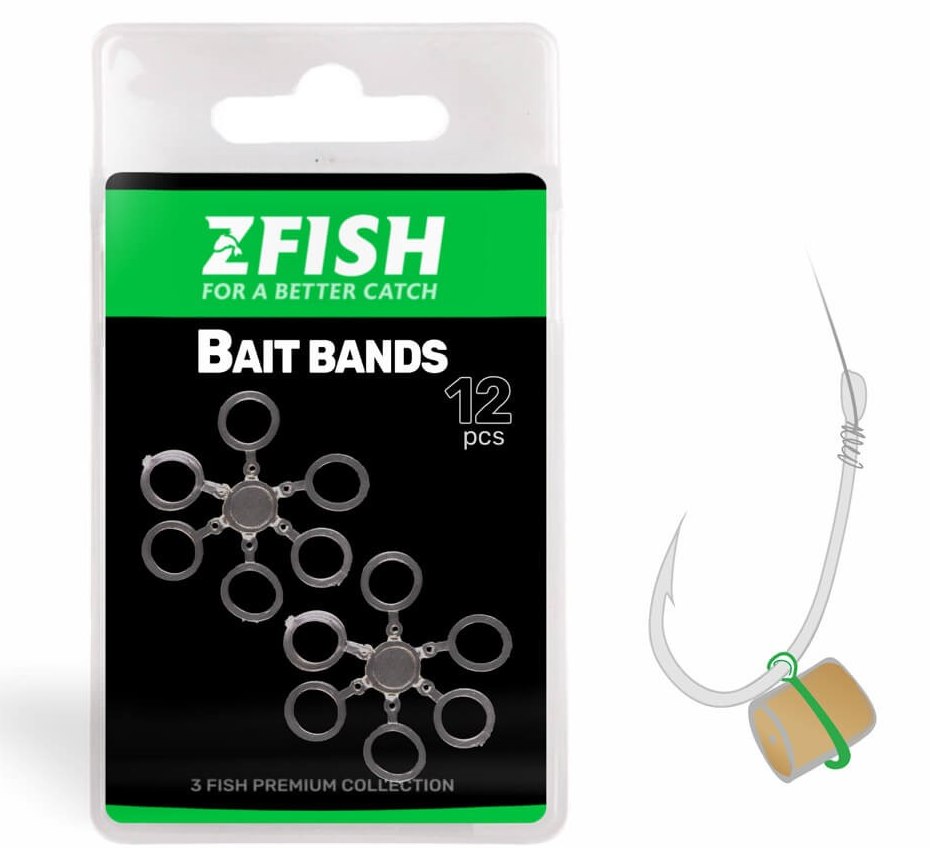 detail Zfish nástrahový Kroužek Bait Bands 12ks