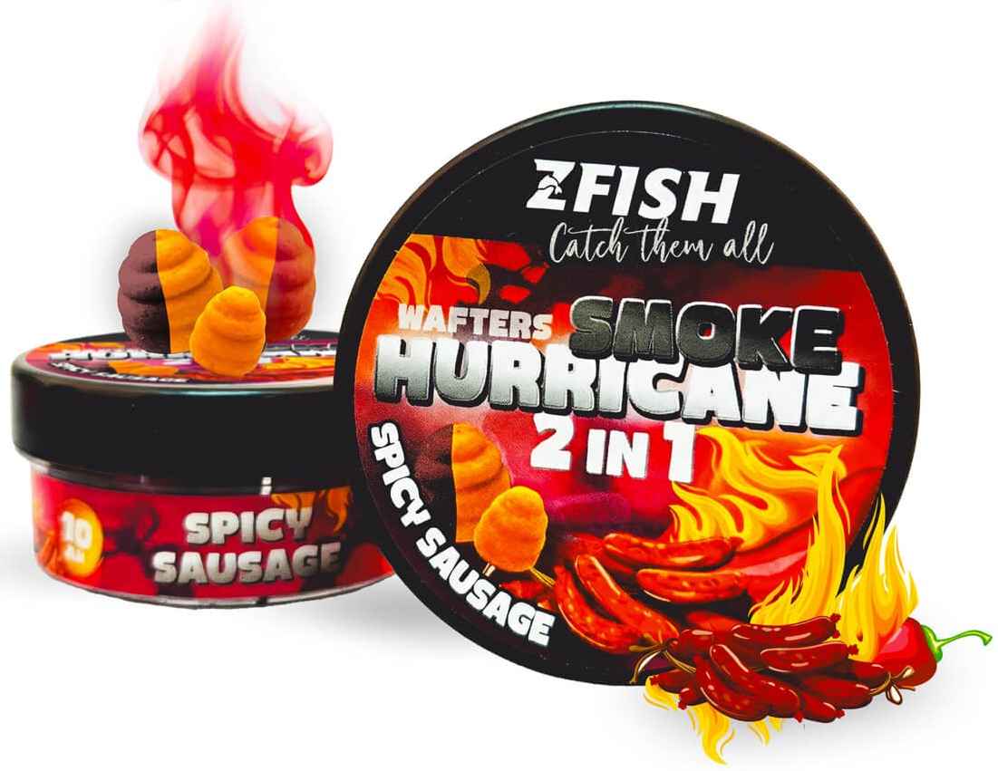detail Zfish Smoke Hurricane Wafters 2in1 / 8 - 10mm