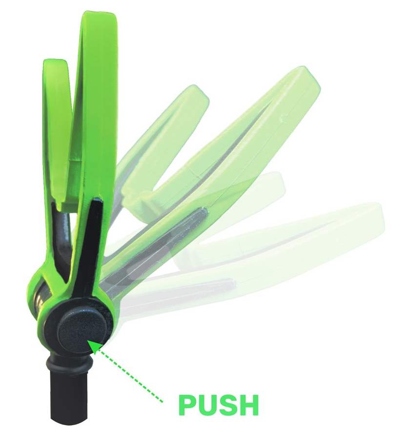 detail Zfish rohatinka Flexifit Front Rod Rest