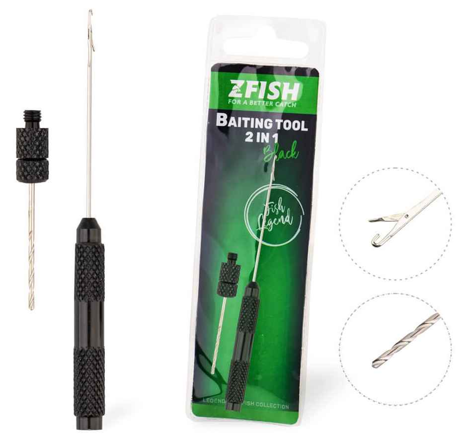 detail Zfish jehla a vrtáček Baiting tool 2v1