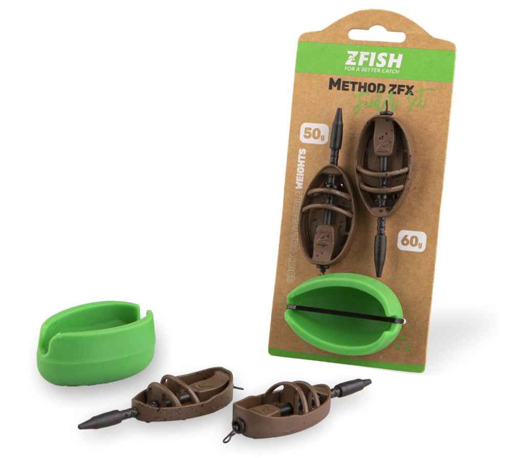 detail Zfish sada Method Feeder Set ZFX 50,60g+Formička