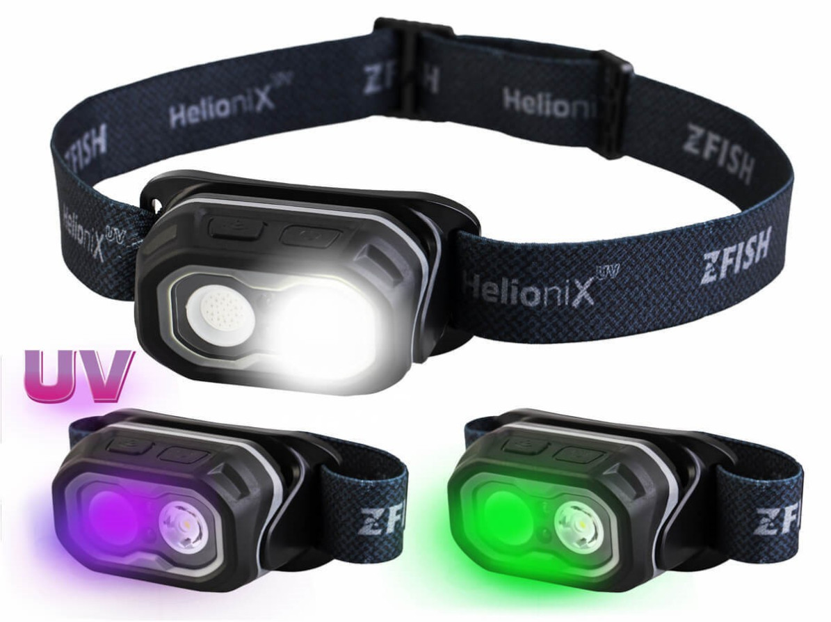 detail Zfish čelovka Helionix UV