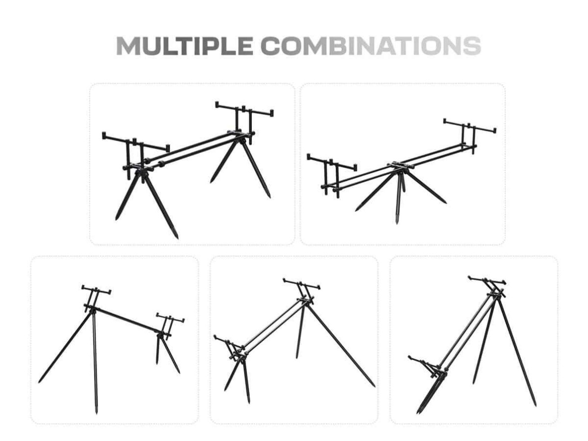 detail Zfish stojan Rod Pod Rodmaster 4 Rods