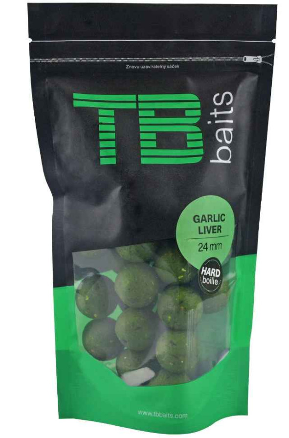 detail TB Baits tvrzené Hard Boilie 250g