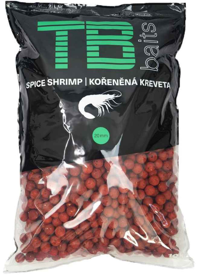 detail TB Baits Boilie Spice Shrimp 10kg