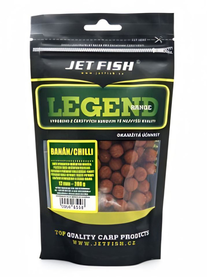 detail Jet Fish Legend Range boilie 200g - Banán / Chilli