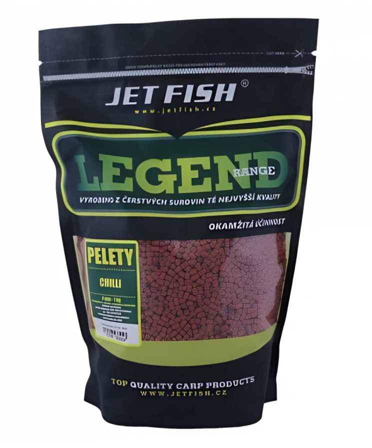 detail Jet Fish Legend Range pelety 1kg - Chilli