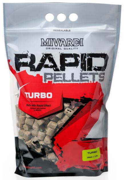 detail Mivardi pelety Rapid Turbo 2,5kg