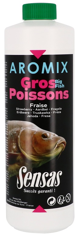 detail Sensas posilovač Aromix 500ml Fraise (jahoda)