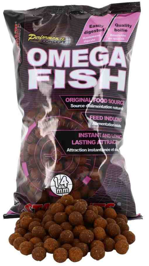 detail Starbaits boilie Omega Fish 1kg