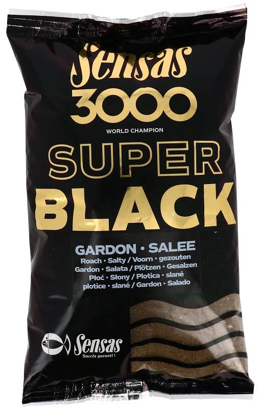 detail Sensas krmení 3000 Dark Salty slané 1kg