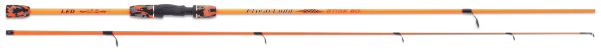 detail Rybářský prut svítícím navijákem Flashlight Stick 240cm/80g