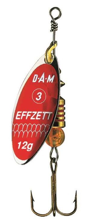 detail DAM třpytka Predator Spinner Red Glitter