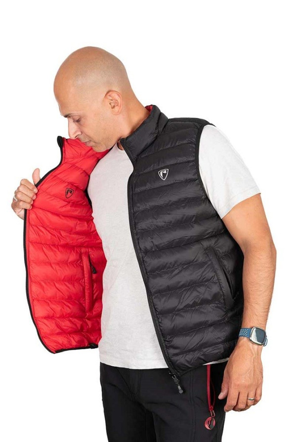 detail Fox Rage vesta Pro Series Reversible Lightweight Quilted Gilet Jacket