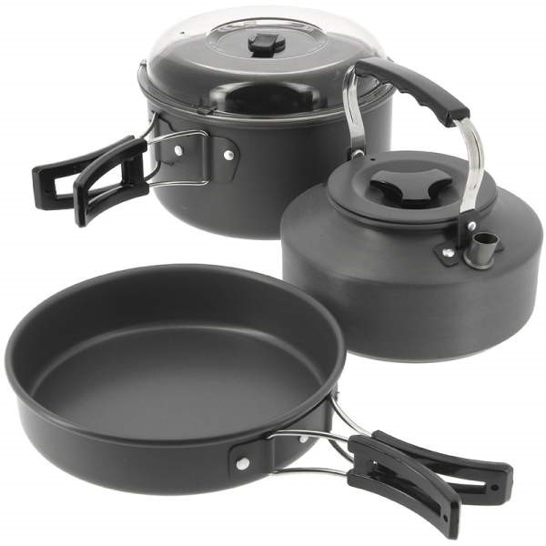 detail NGT sada nádobí Kettle, Pot & Pan Set 3-díl