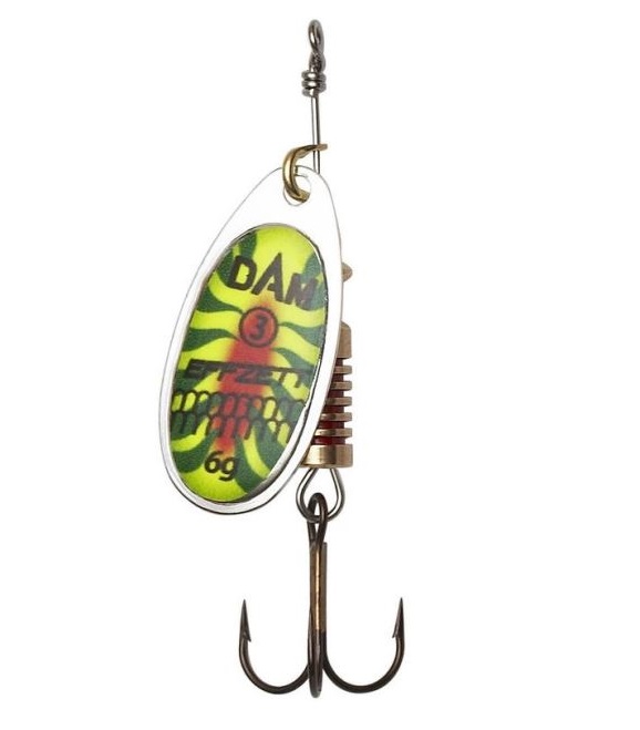 detail DAM třpytka Standard Spinner Fire Shark