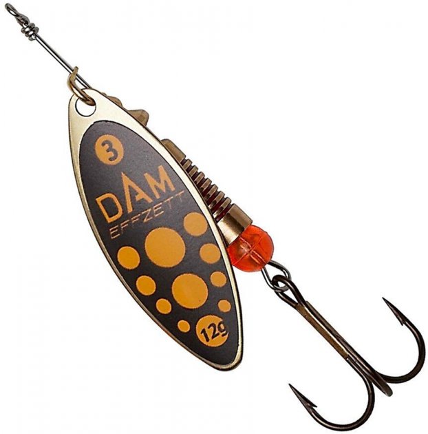 detail DAM třpytka Predator Spinner Blacky