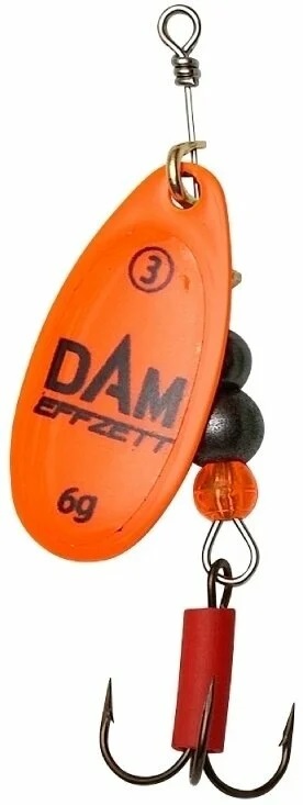 detail DAM třpytka Fluo Spinner Orange