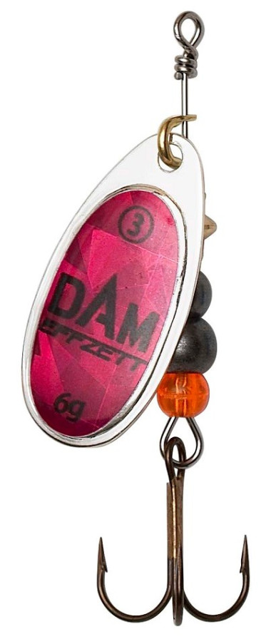 detail DAM třpytka Fluo Spinner Magenta Prisma