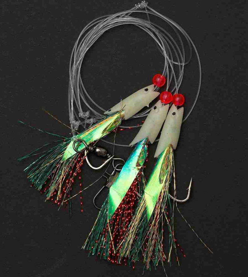detail RT Searig 5 Mackrel Glow Hokkai 100cm/10cm/0,55mm/0,45mm