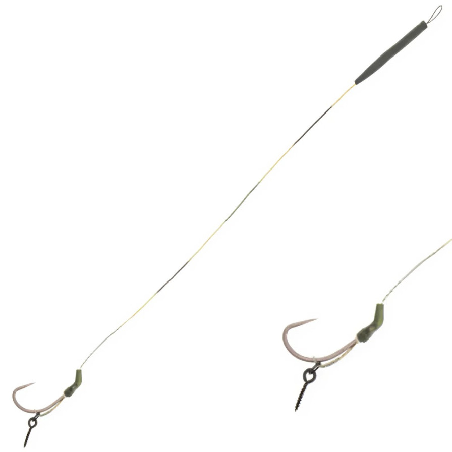 detail Mikado boilies návazec Slip D-Rig Barbless 25lb