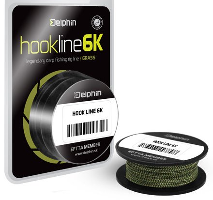 detail Delphin šnůra Hookline 6K Grass 20m