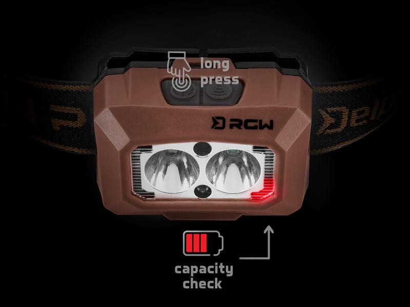 detail Delphin čelová lampa RGW PRO