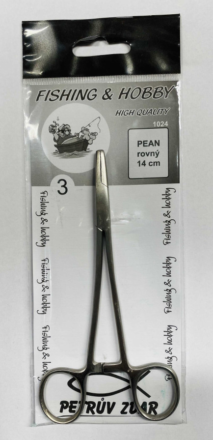 detail Pean rovný 14cm