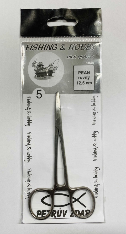 detail Pean rovný 12,5cm