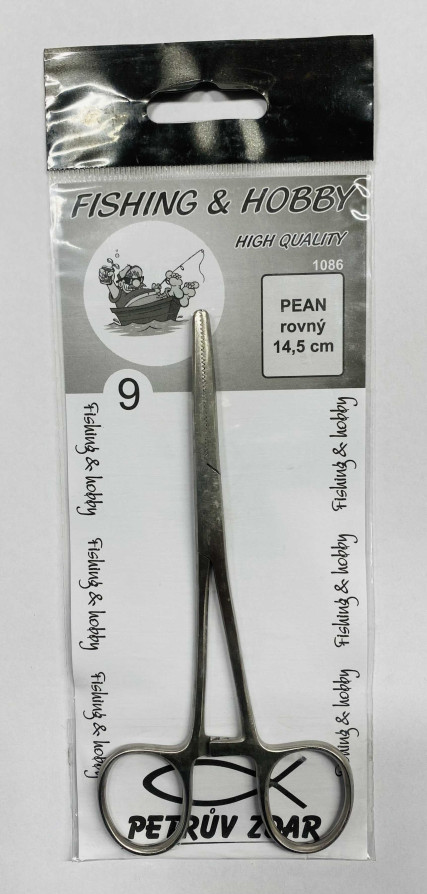 detail Pean rovný 14,5cm