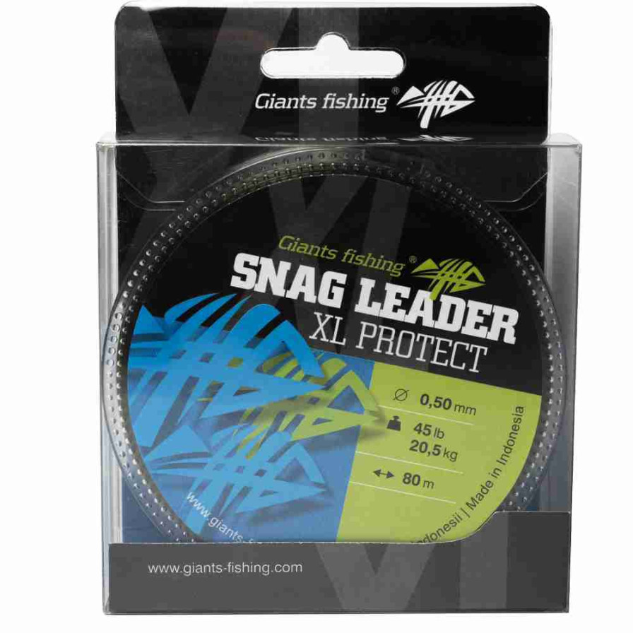 detail GF šokový vlasec Snag Leader XL Protect Army Green 80m