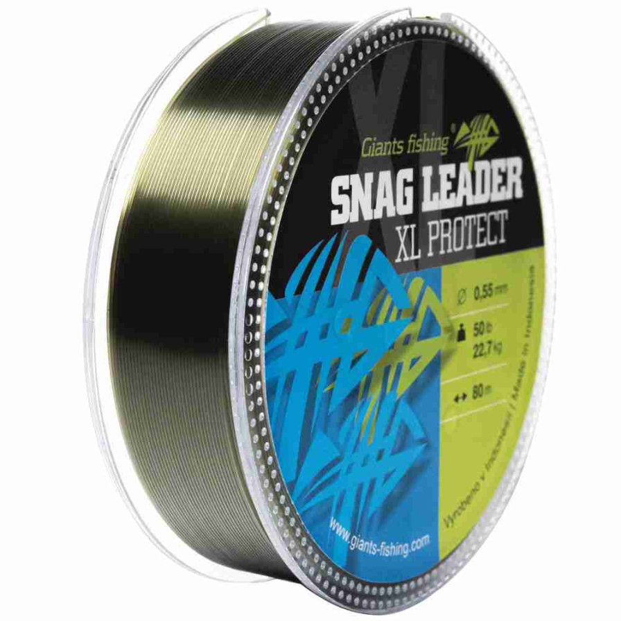 detail GF šokový vlasec Snag Leader XL Protect Army Green 80m