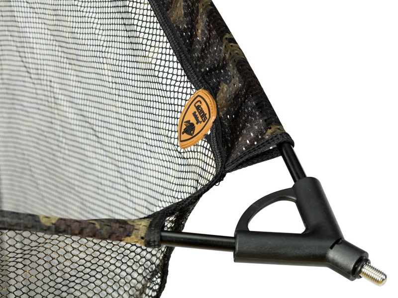 detail GF pod. hlava Carp Net Head Camo 90x90