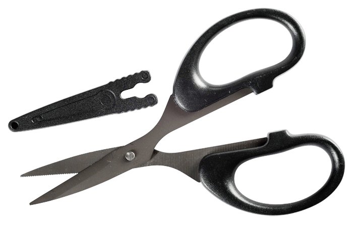 detail GF nůžky černé Scissors with Safety Cap