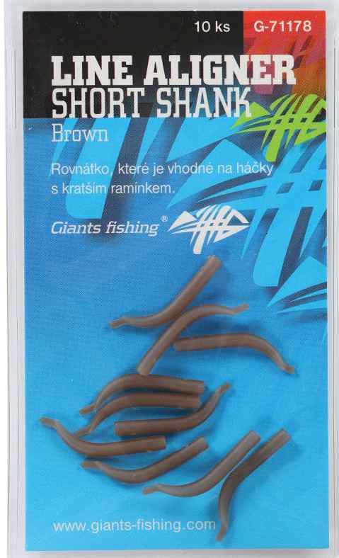 detail GF rovnátka na háček Line Aligner Short Shank Large Brown 10ks