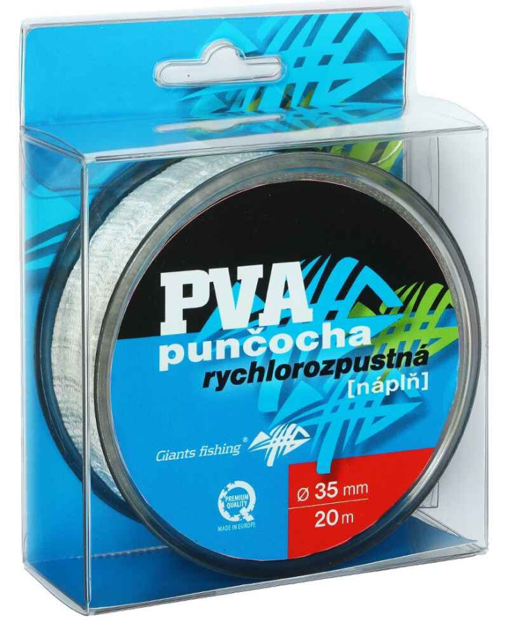 detail Giants Fishing PVA náhradní punčocha Mesh Fast Melt Refill 35mm/20m