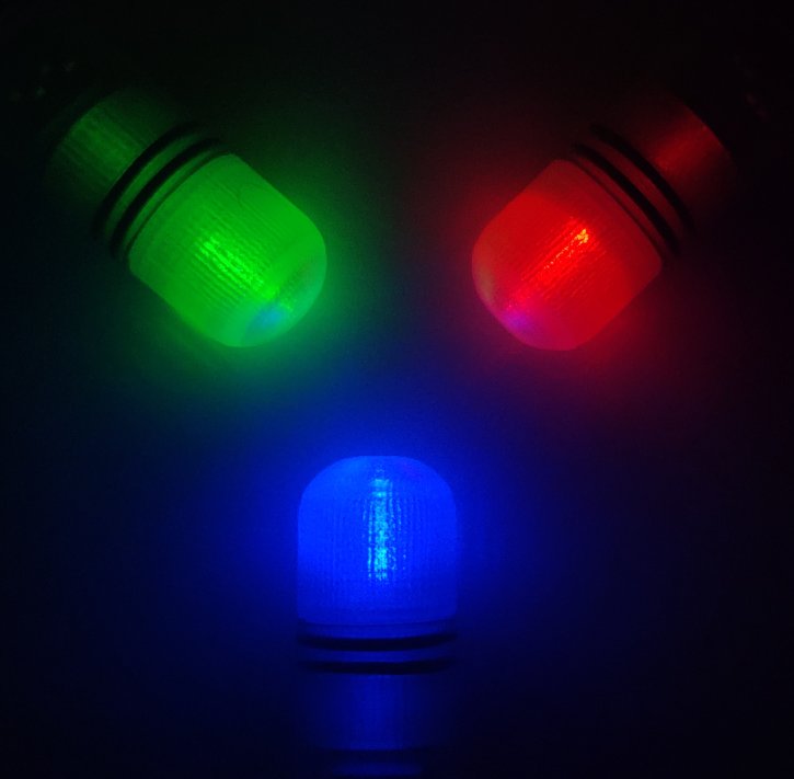detail Deamons sklopná tyčová bójka 05 s RGBS led diodou, sensorem