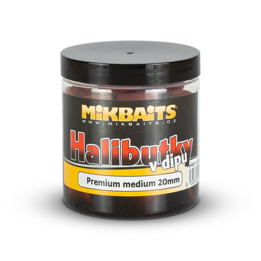 detail Mik Halibutky v dipu 250ml/20mm