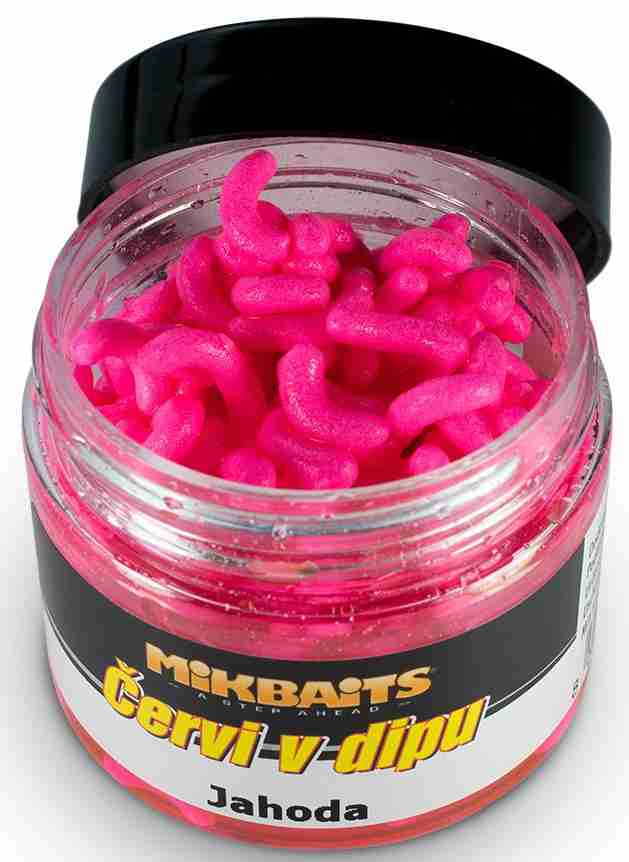 detail Mikbaits červi v dipu 50ml