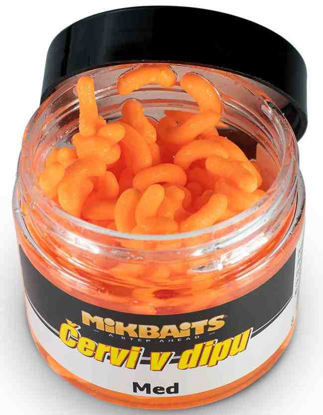 detail Mikbaits červi v dipu 50ml