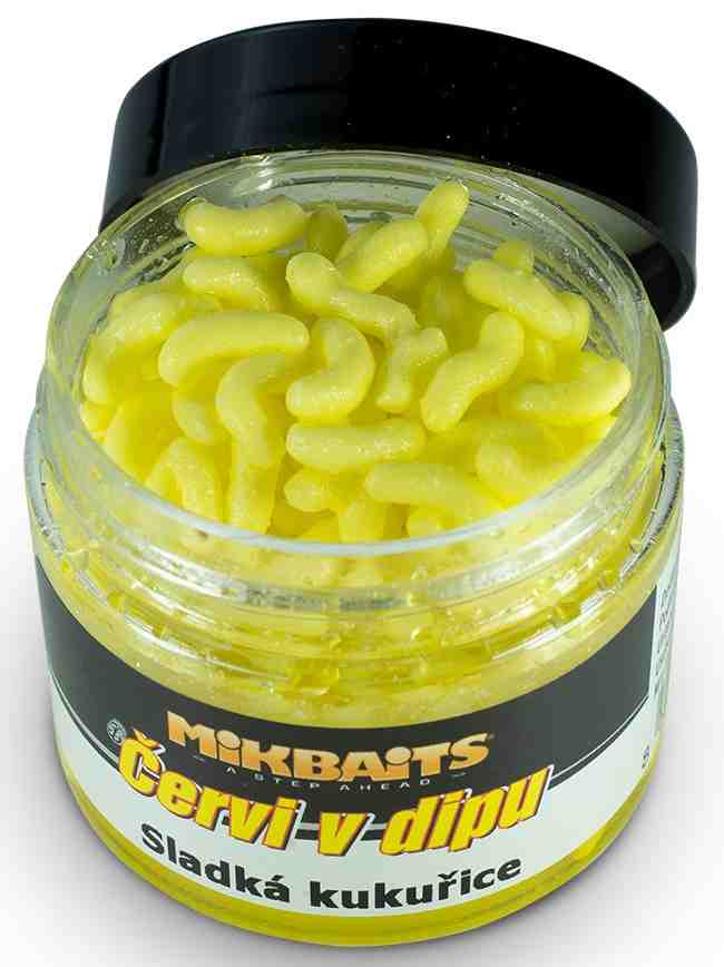 detail Mikbaits červi v dipu 50ml