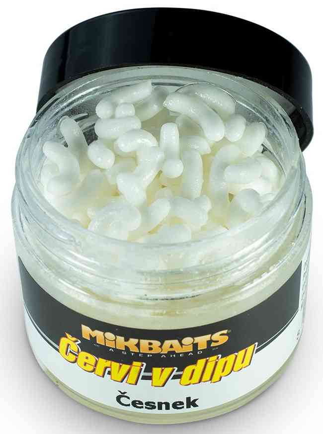 detail Mikbaits červi v dipu 50ml