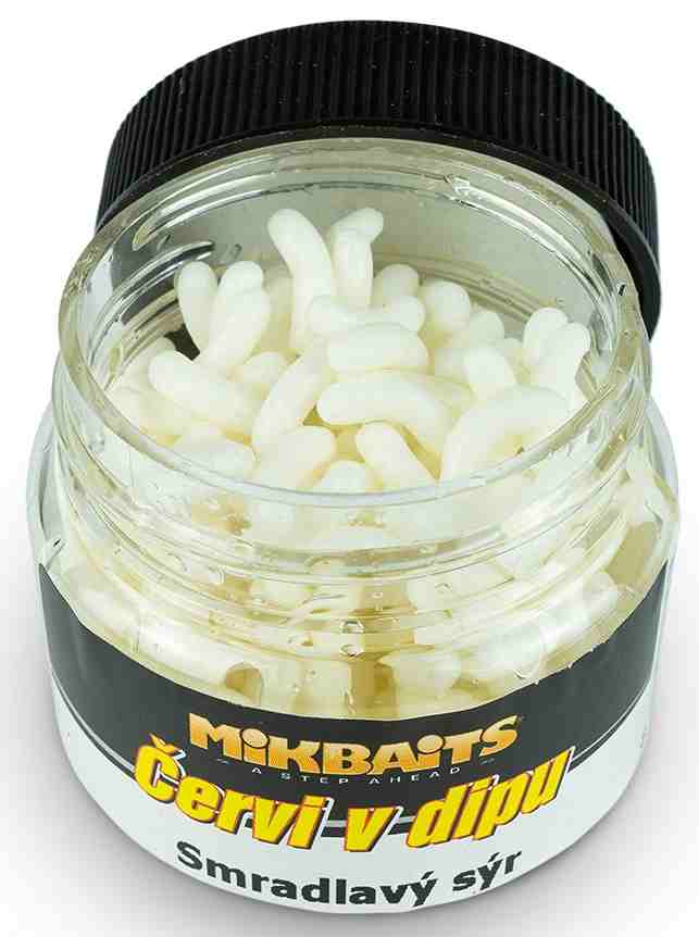detail Mikbaits červi v dipu 50ml