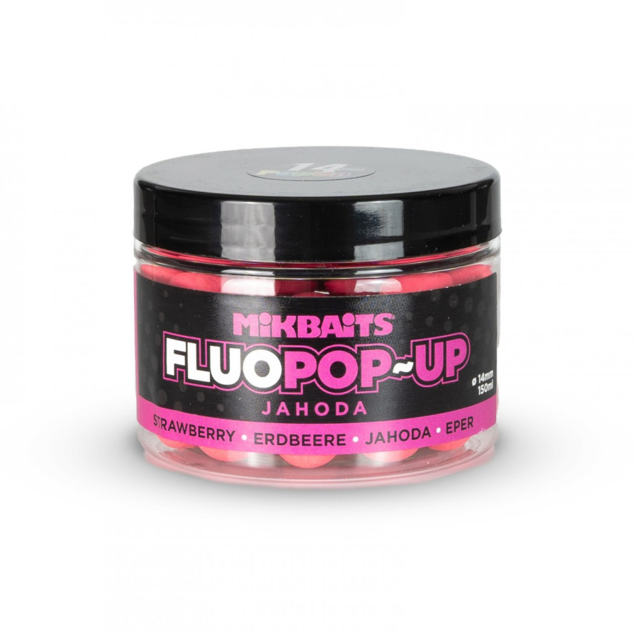 detail Mikbaits plovoucí fluo boilie 150ml/14mm
